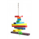 Drevená hračka pre papagáje 28x15cm