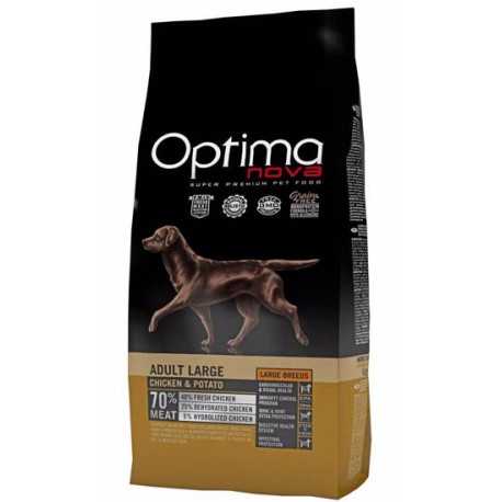 OPTIMAnova OPTIMAnova Dog Adult Large Chicken & Potato GF 12 kg