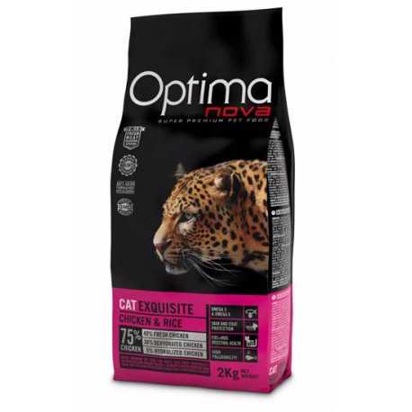 Granule pre mačky OPTIMAnova Cat Exquisite 2 kg