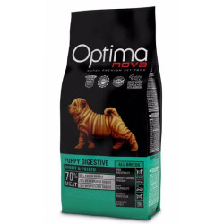 OPTIMAnova Dog Puppy Digestive Rabbit & Potato GF 2 kg