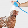 Rukavice na česanie psa Sprchovacia hadica s rukavicou