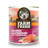 Farm Fresh Dog Salmon&Herring+Cranberries konzerva 375g
