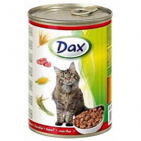 Konzervy pre mačky Dax konzerva hovädzia 415g