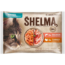 Shelma kapsička pre mačky Kitten 4x85g