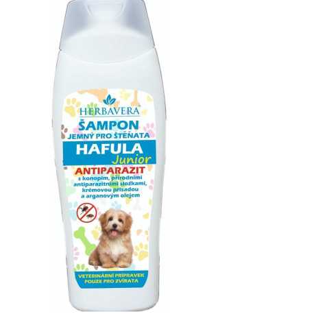 Antiparazitiká pre psov Hafula antiparaziný šampón Junior 250ml